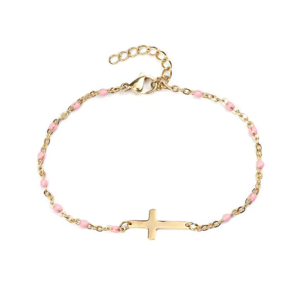 Christian Cross Stainless Steel Bracelets