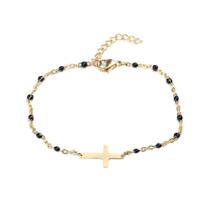 Christian Cross Stainless Steel Bracelets